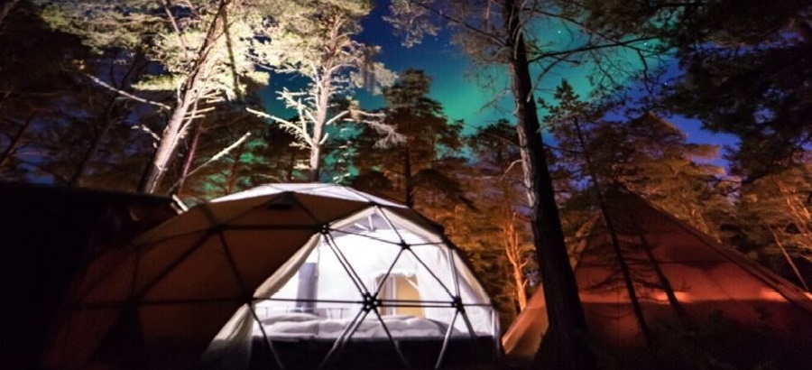 Glamping d'autunno ad Alta