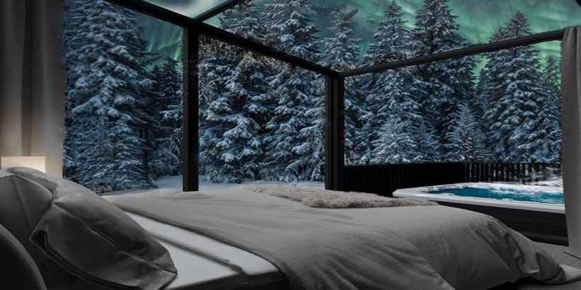 Festività natalizie Halo igloos Rovanie