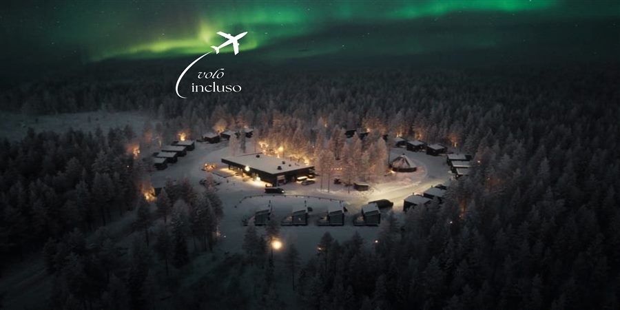 Festività natalizie Halo igloos Rovaniemi  - volo incluso