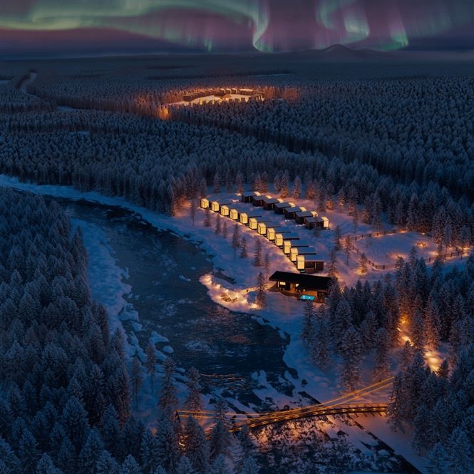 Festività natalizie Halo igloos Rovaniemi  - volo incluso