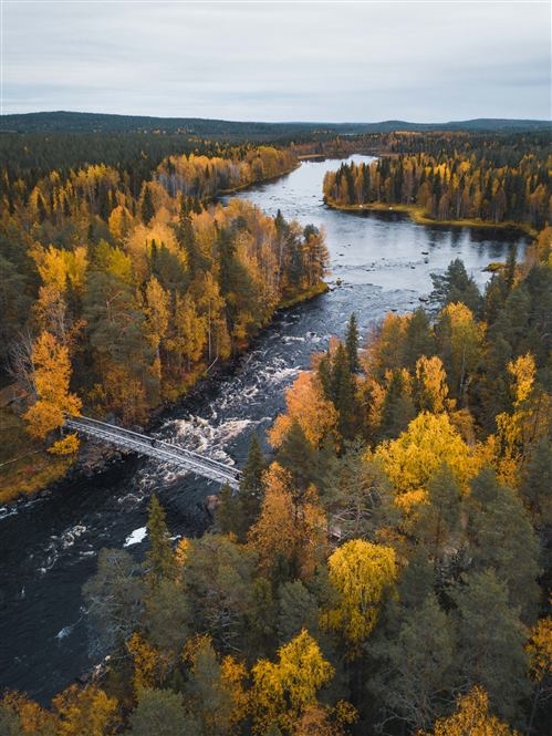 Ruska ed Aurore, Rovaniemi, Luosto e Inari - volo incluso