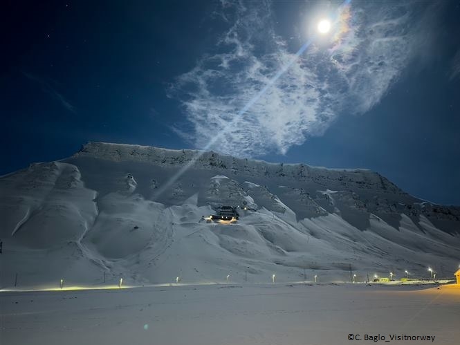 Isole SVALBARD e notte polare
