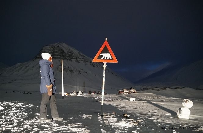Isole SVALBARD e notte polare