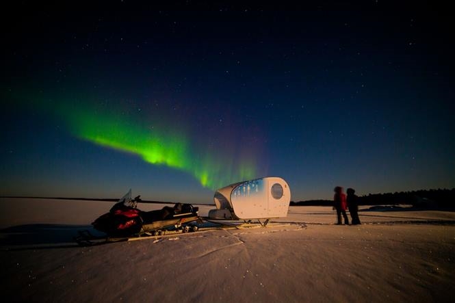 Avventura Luci del Nord al Nellim Wilderness