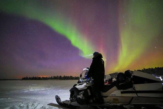 Avventura Luci del Nord al Nellim Wilderness